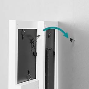 white frame with mount white frame with mount